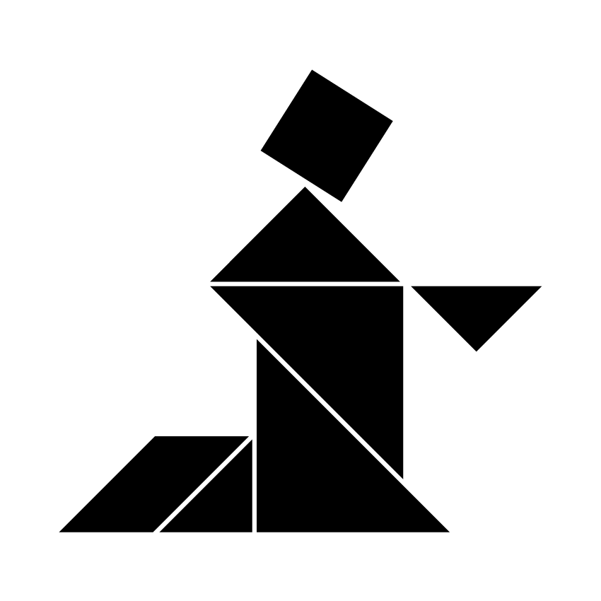 Mendigo Tangram Solución