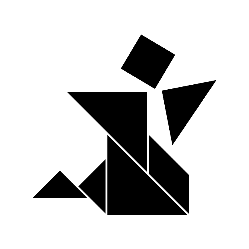 Hombre Tangram Solución