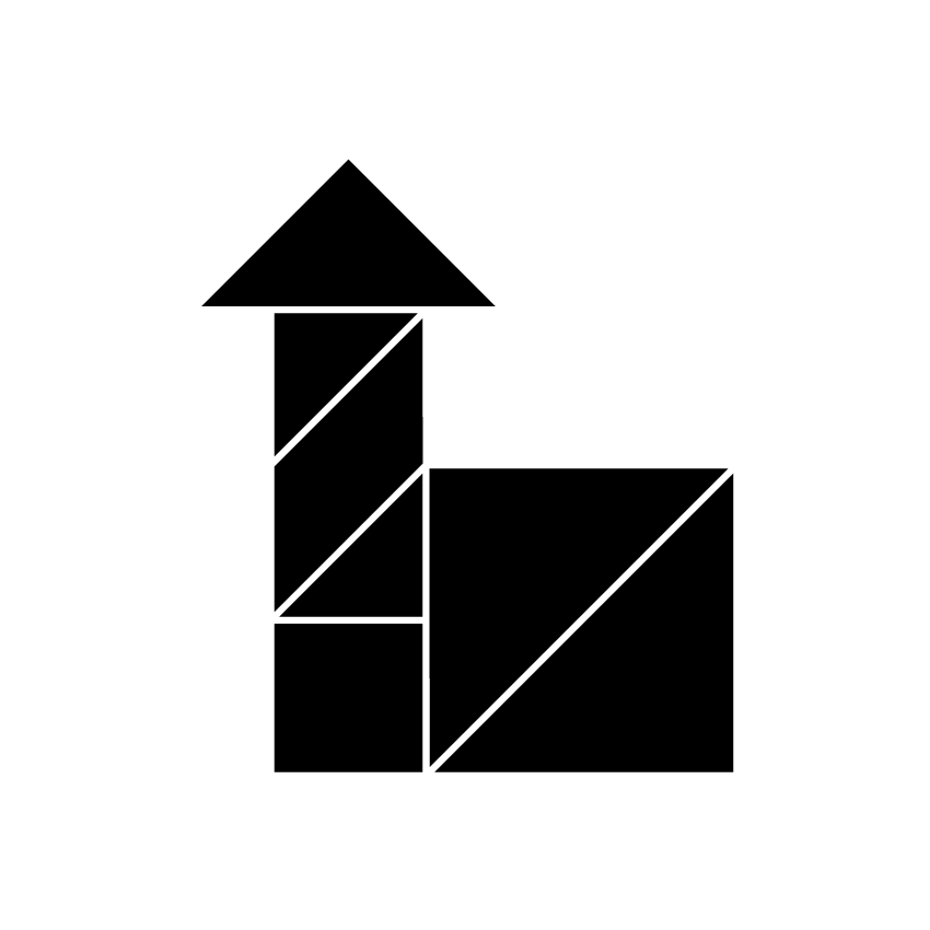 Iglesia Tangram Solución