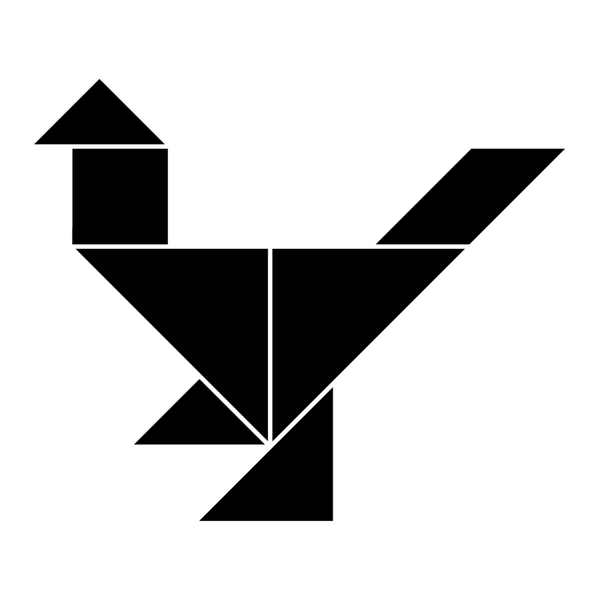 Pavo Tangram Solución